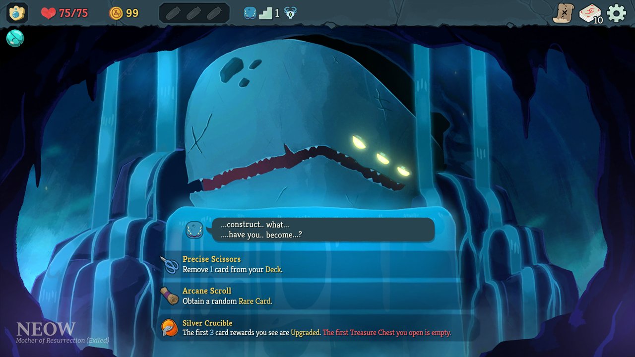 Slay the Spire 2 Neow event screenshot